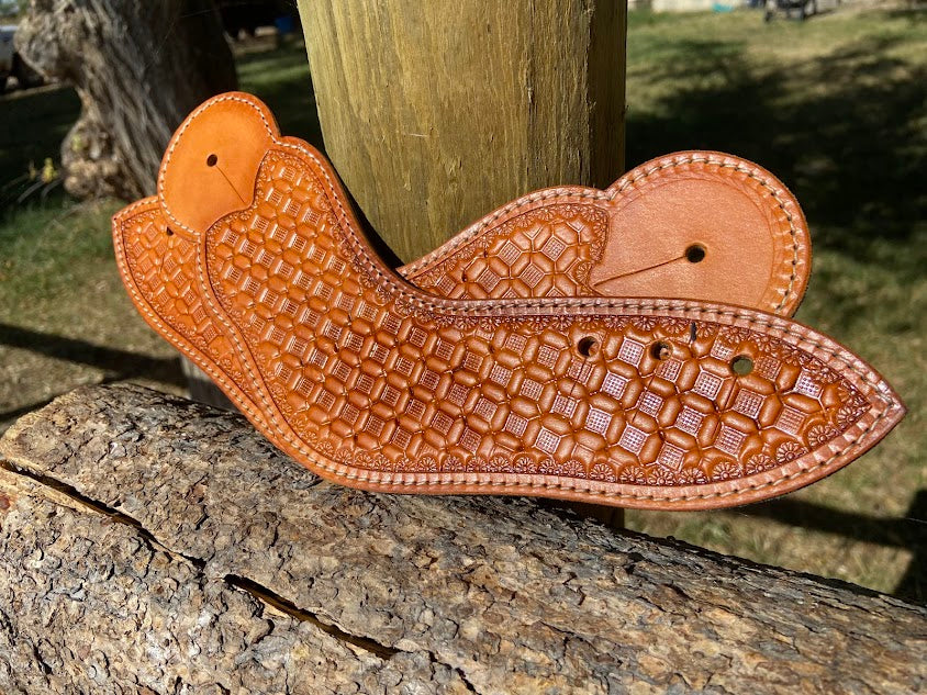 Waffle Stamped Dovewings