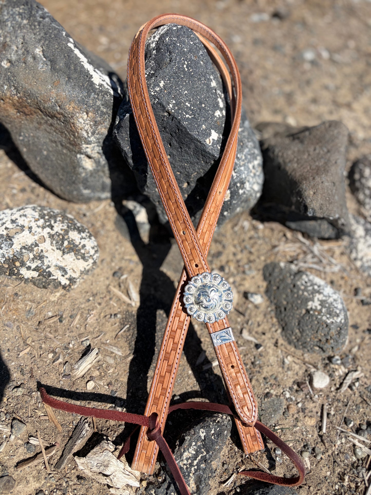 Concho Buckle Split Ear Headstall
