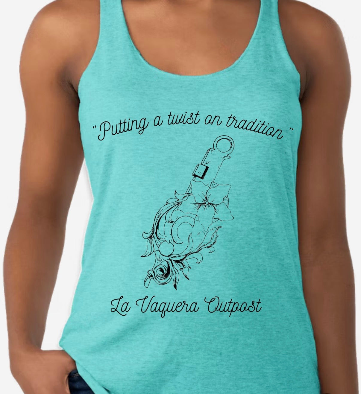 Womens Outpost Racerback Tank Top