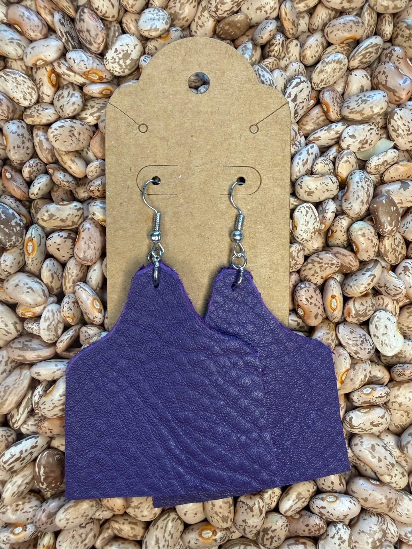 Cow Tag Earrings