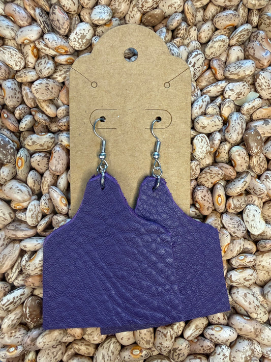Cow Tag Earrings