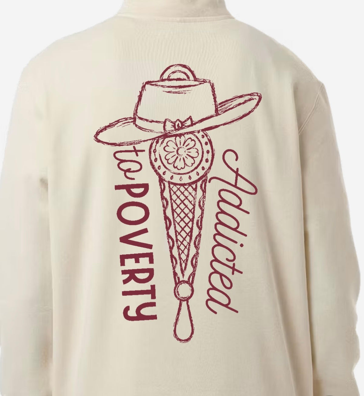 Pre Order - Addicted to Poverty Quarter Zip