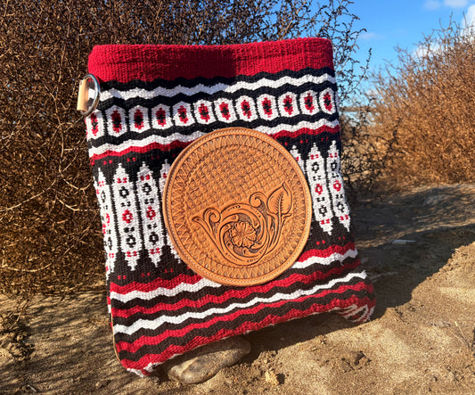 Red Saddle Blanket Bag