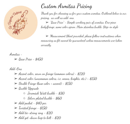Custom Armitas (Deposit)