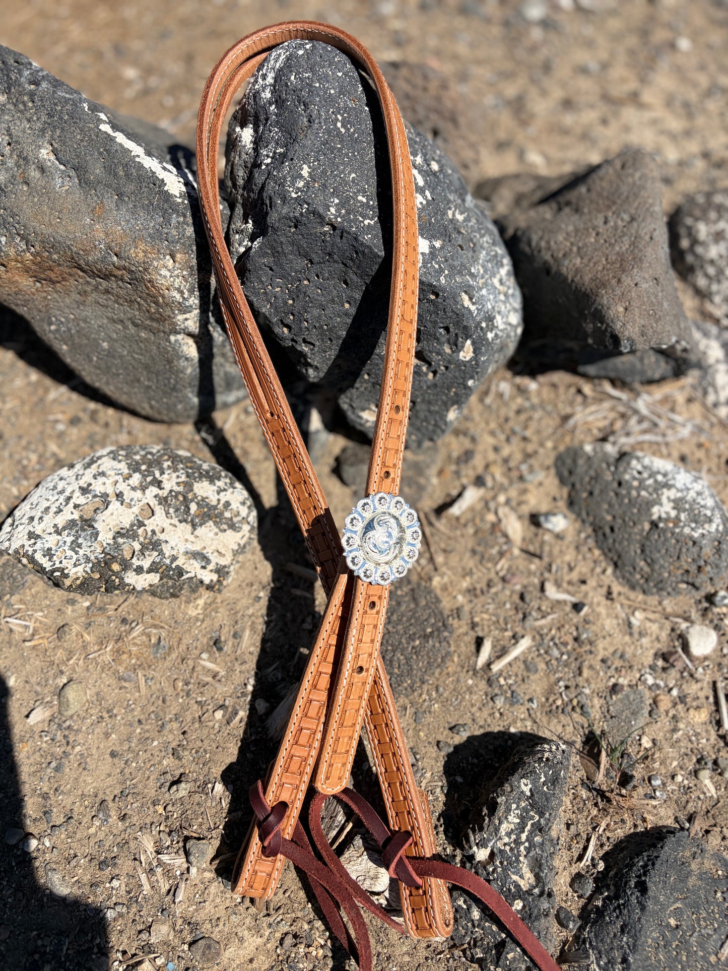 Concho Buckle Split Ear Headstall