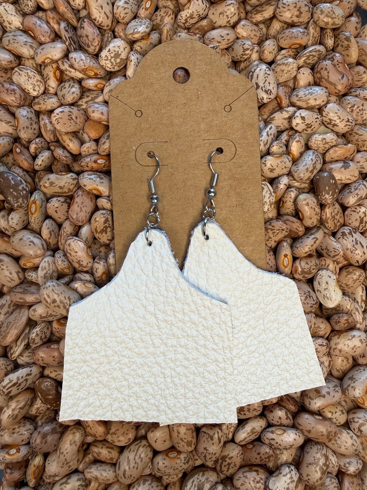 Cow Tag Earrings